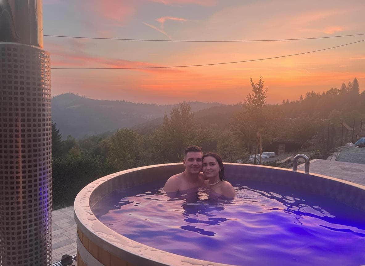 Kúpanie v kadi s horúcou vodou